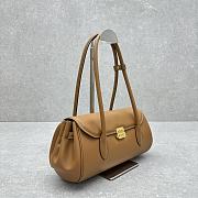 Miumiu Leather Shoulder Bag Cognac - 28x15x11cm - 3