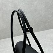 Miumiu Leather Shoulder Bag Black - 28x15x11cm - 6