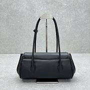 Miumiu Leather Shoulder Bag Black - 28x15x11cm - 3