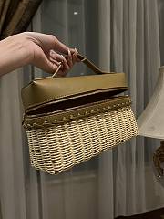 Loro Piana Extra Pocket L27 Wicker Pouch - 27x16x10cm - 3