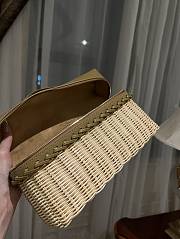 Loro Piana Extra Pocket L27 Wicker Pouch - 27x16x10cm - 6