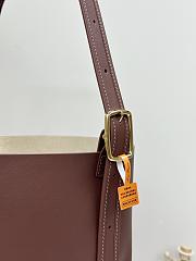 Loro Piana Cedar Bucket Bag Wicker Caramel - 26x27x19cm - 6