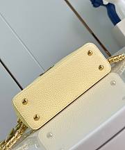 LV Capucines East West Mini Yellow Banane - 22x12x8cm - 5