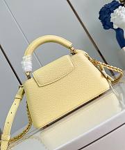 LV Capucines East West Mini Yellow Banane - 22x12x8cm - 4