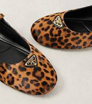 Prada Leopard Print Calf Mary Jane Flats - 4