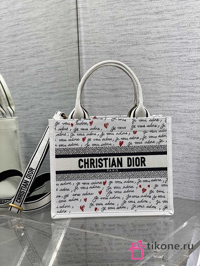 Dioramour Small Dior Book Tote - 26.5x22x14cm - 1