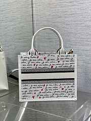 Dioramour Small Dior Book Tote - 26.5x22x14cm - 3