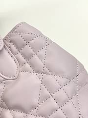 Small Dior Toujours Bag Pale Pink Macrocannage Calfskin - 23x14x12cm - 4