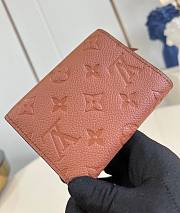 LV Victorine Wallet Monogram Empreinte Leather Cognac M11988 - 12x9.5x2.5cm - 2