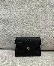 LV Victorine Wallet Monogram Empreinte Leather Black M64060 - 12x9.5x2.5cm - 6