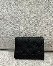 LV Victorine Wallet Monogram Empreinte Leather Black M64060 - 12x9.5x2.5cm - 5