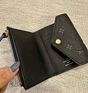 LV Victorine Wallet Monogram Empreinte Leather Black M64060 - 12x9.5x2.5cm - 3