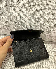 LV Victorine Wallet Monogram Empreinte Leather Black M64060 - 12x9.5x2.5cm - 2