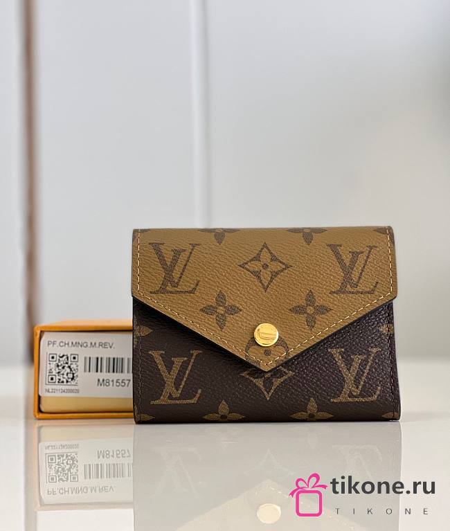 LV Victorine Wallet Monogram Reverse Canvas M81557 - 12x9.5x2.5cm - 1