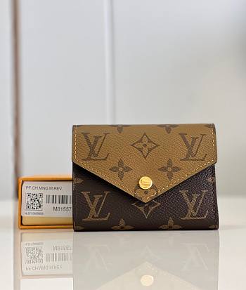 LV Victorine Wallet Monogram Reverse Canvas M81557 - 12x9.5x2.5cm