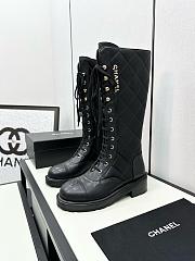 Chanel Boots In Black Leather - 2