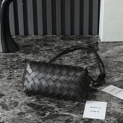 Bottega Veneta Intrecciato Concert Pouch Black - 18.5x11.5x8.5cm - 6