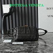 Bottega Veneta Intrecciato Concert Pouch Black - 18.5x11.5x8.5cm - 3