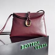 Bottega Veneta Medium Liberta Burgundy - 30x20x8cm - 1