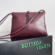 Bottega Veneta Medium Liberta Burgundy - 30x20x8cm - 3