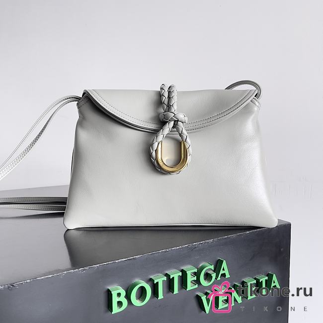 Bottega Veneta Medium Liberta Gray - 30x20x8cm - 1