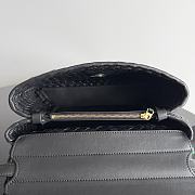 Bottega Veneta Patti Top Handle Bag Black - 26x19x11cm - 6