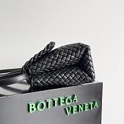 Bottega Veneta Patti Top Handle Bag Black - 26x19x11cm - 5