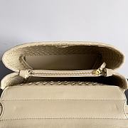 Bottega Veneta Patti Top Handle Bag Beige - 26x19x11cm - 5