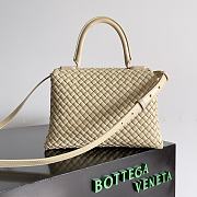 Bottega Veneta Patti Top Handle Bag Beige - 26x19x11cm - 2