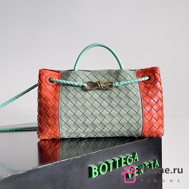 Bottega Veneta Small Andiamo East West New Sauge Orange - 29×18×10cm - 1