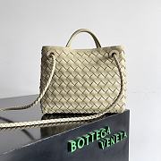 Bottega Veneta Small Andiamo Intrecciato Beige - 25x20x10cm - 6