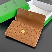 Bottega Veneta Andiamo Zippered Card Case Cognac - 14x8.5x2cm - 3