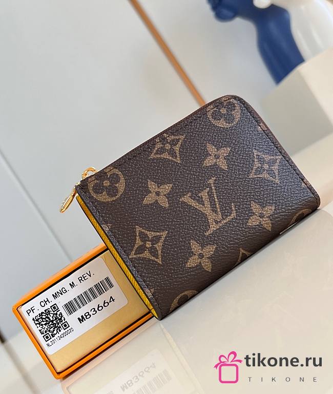 LV Noa Compact Wallet Monogram Canvas Yellow M83664 - 8.5x1.5x11cm - 1