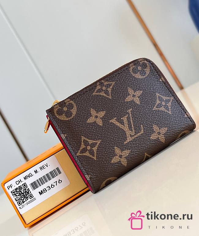 LV Noa Compact Wallet Monogram Canvas Red M83676 - 8.5x1.5x11cm - 1