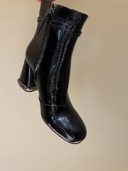 Roger Vivier Viv Podium Booties In Patent Leather Black 8.5cm - 2