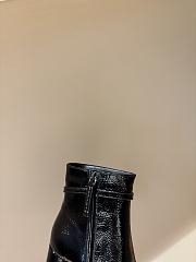 Roger Vivier Viv Podium Booties In Patent Leather Black 8.5cm - 6