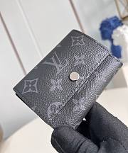 LV Victor Wallet Monogram Eclipse Canvas M12598 - 9x2.5x11.5cm - 3