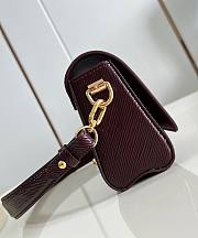 LV Twist West Varnished Epi Leather Burgundy M24603 - 23.5x12x7cm - 4