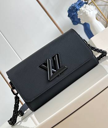 LV Twist West Matte Epi grained Leather Black M25336 - 23.5x12x7cm