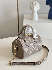 LV Speedy Bandouliere 20 Gray Beige M46575 - 13.5x12x20.5cm - 3