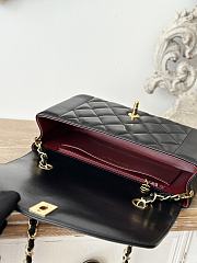 Chanel Diana Small Black Lambskin - 22x14x7cm - 4