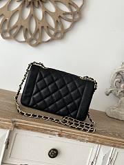 Chanel Diana Small Black Caviar - 22x14x7cm - 2