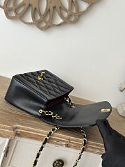 Chanel Diana Small Black Caviar - 22x14x7cm - 4