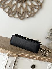 Chanel Diana Small Black Caviar - 22x14x7cm - 6