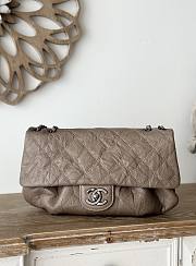 Chanel Elastic Flap Bag Quilted Glazed Caviar - 30×18×4cm - 4