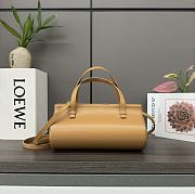 Loewe Small Clasp bag In Silk Calfskin Brown - 25x13x15cm - 1