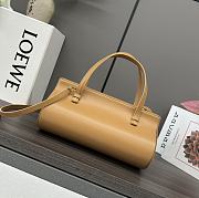 Loewe Small Clasp bag In Silk Calfskin Brown - 25x13x15cm - 2