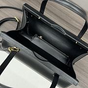 Loewe Small Clasp bag In Silk Calfskin Black - 25x13x15cm - 5