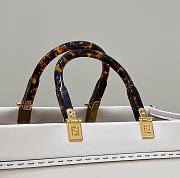 Fendi Sunshine Medium White Calf Leather Bag - 35x31x17cm - 4