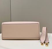 Fendi Sunshine Medium Pink Calf Leather Bag - 35x31x17cm - 5